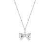 S925 Sterling Silver Princesa contas arco colar de alta- qualidade pingente nicho talão cadeia leve cadeia de clavícula de luxo