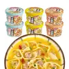 Señora. Pequeños wontons de Gu, paquete de 9, fideos instantáneos para dormitorio, desayuno conveniente, comida rápida, wontons listos para comer