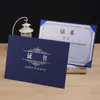 Funda de certificado de una pieza tamaño A4 para certificados de graduación honorífica, cartas de nombramiento, certificados de premios y certificados de capacitación; diseño de logo personalizado disponible