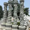 Pilares Esculpidos em Pedra, Pilares de Dragão em Mármore, Pilares Totêmicos, Obeliscos de Granito, Pilares Culturais Quadrados Esculpidos dos 12 Signos do Zodíaco