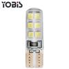 Luz LED para coche Youpis T10 2835 12SMD con pegamento de silicona, luz LED para matrícula, luz de puerta y ancho