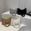 Bolso de Mano Grande de Felpa Estilo Coreano Nuevo Primavera Capacidad Grande Personalizado Popular Suave Pegajoso Cera Clase Bolso de Hombro para Viajes Diarios