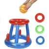 Venta al por mayor de fábrica soporte de baloncesto inflable de agua aro de tiro flotante para piscina soporte de voleibol juguetes acuáticos para niños