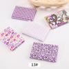 Cabeza de tela rota hecha a mano diy patchwork ropa de muñeca tela bolsita bolsita enseñanza de jardín de infantes tela floral pequeña tela cero