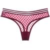 Ropa Interior Femenina Sexy Malla Transparente Cintura Baja Sin Costuras Una Pieza Calzones de Mujer Tanga tangas