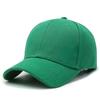 Gorra de béisbol de lana verde para la primavera de 2022, gorra simple y a la moda coreana, gorra casual para exteriores, protector solar