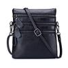 Bolso Cruzado Personalizado para Teléfono Móvil de Exportación Cuero Genuino Vertical de un Solo Hombro Capa Superior Piel de Vaca Bolso Pequeño Bolsos Mini Mujer