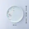 Prato de Mesa Retro Japonês Prato de Jantar de Cerâmica Prato Fundo Exótico Prato Raso Prato de Frutas Doméstico com Pequenas Falhas