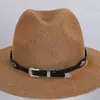 Sombrero Transfronterizo Estilo Étnico Retro con Cubierta de Sombrero de Paja Correa de Sombrero de Vaquero Accesorios de Correa Especiales Encaje Decorativo Retro