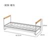 Almacenamiento de Cocina Escurridor de Platos Estante de Almacenamiento Perforación Libre Escurridor de Platos Estante para Vajilla de Mesa para Encimera Doméstica
