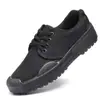 Sapatos de Trabalho para Canteiros de Obras, Sapatos de Trabalho Resistentes ao Desgaste, Tênis Antiderrapantes, Sapatos de Borracha, Sapatos de Pai, Calçados de Proteção do Trabalho, Tênis de Treinamento Militar, Transfronteiriço