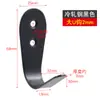 Mini gancho de acero inoxidable de carga sólida para baño, cocina, pared trasera de la puerta, gancho de metal perforado para ropa, gancho para objetos pequeños y bolsas