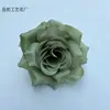 Cabeza de Rosa de Diamante, Rosa de Seda Retro, Flor Artificial para Decoración de Paisajismo de Interiores, Venta Directa de Exportación Transfronteriza Flor de Seda