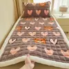 Colchón de Terciopelo de Leche Engrosado para Clase Transfronteriza en Vivo Cubierta de Cama Tatami Doméstica Colchón Plegable Individual para Siesta en Dormitorio