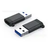 Adaptador de cargador de teléfono móvil tipo C 3.0 a adaptador USB A macho con cordón Adaptador metálico 3.0