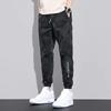 Pantalones casuales versátiles de seda de hielo de verano de secado rápido para hombre, pantalones deportivos holgados, pantalones largos de camuflaje para hombre, resistentes al desgaste