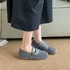 Sapatos Mary Jane, femininos, bico quadrado, estilo retrô de bolinhas, novos sapatilhas de bico raso, sapatos baixos, estilo coreano outono 2026, sapatilhas de balé