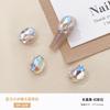 Pila de cristales de hielo de verano, joyería de diamantes, color transparente, azúcar, ángulo recto, huevo de paloma, taladro de uñas, pila de rosas, bola de diamante, producto terminado