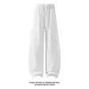 Calça Casual Scimitar High Street Americana Masculina Outono Marca Tendência Solta Esportiva Calça de Moletom Peso Pesado Caimento Perna Reta Calça Longa