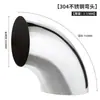 Codo de acero inoxidable 304 codo de 45 grados codo de 90 grados codo estampado soldado decorativo codo pasamanos escalera coche