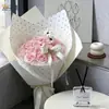 Sombra Floral Dia dos Namorados Papel de Seda de Cânhamo Feito à Mão Embalagem DIY Local de Casamento Decoração de Festival Material de Enchimento Colorido de Seda de Cânhamo