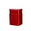 Latas de hojalata con cuellos termorretráctiles, Latas metálicas cuadradas verticales, Latas para almacenamiento de alimentos, Cajas de hierro, Latas de empaque a prueba de humedad, Contenedores sellados