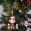 Nuevo Adorno Colgante de Animales Planos de Acrílico Transfronterizo Mundo Animal Fiesta Navideña Decoración de Árbol de Navidad Colgante Dibujos Animados