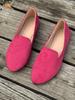 Zapatos de talla grande de comercio exterior para mujer 2024 verano nuevo estilo europeo y americano de fondo plano de un solo paso tipo frijol talla 43 deseo