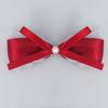 Horquilla de Encaje de Poliéster Rojo con Lazo de Amor Estilo Dulce Fresco de Moda Todo-partido Elegante Dulce Lindo Accesorios para el Cabello