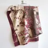 Bufanda jacquard estilo chino de flor de ciruelo y paisaje, tipo cachemira, para mujer, cálida y engrosada para otoño e invierno