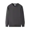 Moletom oversized com gola redonda estilo high street americano para homens e mulheres, novo top versátil de cor sólida para primavera e outono de 2026