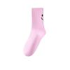 Calcetines de Algodón Puro para Mujer, Calcetines de Media Caña Dopamina para Otoño e Invierno, Calcetines Largos Modernos Versátiles Nuevos de Celebridad de Internet Estilo Universitario Lindo