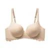Nuevo sujetador push-up sexy estilo francés para busto pequeño, lencería cómoda sin costuras para mujer, espalda hermosa en forma de U, sin varillas