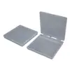 Caja de Plástico Transparente Cuadrada de 13.5 de Alto y 1.8 de Profundidad Caja de Almacenamiento para Componentes Digitales Guka Caja Organizadora para Ferretería Accesorios de Pesca