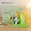 Recipientes de caneta panda criativos em alto valor, ornamentos de armazenamento de grande capacidade para escritório de estudante, presente para o dia do professor