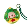 Colgante para funda de auriculares de muñeca navideña original de Tengyi, versátil y lindo, se puede usar como monedero, porta lápiz labial u organizador de cables de datos