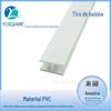 Tira de ligação de grampo de placa de plástico tira de ligação perfil de extrusão de tira de cartão bilateral de PVC H-groove de plástico material de formato especial de plástico cartão 8MM