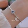 Estilo popular Novo estilo chinês Pulseira de bambu verde oliva Mulheres Luz Luxo Nicho Pulseira de lótus de alta qualidade Moda