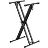 Soporte Electrónico para Teclado en Forma de X, Soporte Desmontable para Piano Eléctrico, Soporte Ajustable Estable para Teclado, Soporte Reforzado, Accesorios para Soporte de Guzheng