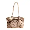 Bolso de hombro de gran capacidad con lunares estilo coreano, nuevo modelo principios de otoño 2026, bolso tote personalizado para viajes, trabajo y desplazamientos, bolso de axila