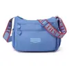 Bolso Cruzado de Hombro de Nylon Versátil de Capas Múltiples Estilo Coreano para Viajar, Casual y Cómodo, Estilo Perezoso para Mujer, Ligero para Viajes