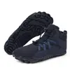 Sapatos de Algodão de Cinco Dedos, Antiderrapantes e Resistentes ao Desgaste, Sapatos de Caminhada para Casal, Botas de Neve Quentes de Cano Alto com Veludo Adicional, Sapatos de Caminhada Outdoor à Prova de Frio