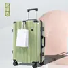 Nueva Maleta Femenina Rueda Universal Silenciosa Ins Maleta con Carro Caja de Contraseña Estudiante Femenina Maleta de Cuero