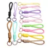 Lanyard Tejido de Muñeca Colorida Accesorio para Funda de Teléfono Correa para Botella de Agua Taza Correa de Asa de Bolsa Lanyard de Muñeca Pequeña de Moda