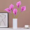 Eva Artificial Avanzada Lirio Calla Individual Accesorios de Fotografía Decoración de Escena de Boda Arreglo de Flores Artificiales Venta al por Mayor