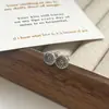 Brincos Redondos Estilo Coreano Kaiming em Prata de Lei 925, Design de Nicho com Toque de Luxo, Moda Outono e Inverno, Acessórios Minimalistas de Luxo Leve