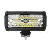 Nova luz de trabalho de alto brilho de três fileiras 120w plástico semi-alumínio holofote tira de luz carro veículo off-road barra superior frontal holofote