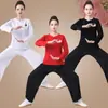 Traje de Tai Chi Primavera e Outono Novo Estilo Chinês Conjunto Rima Antiga China Meia-Idade e Idosos Roupas de Prática de Dança de Verão Algodão Puro