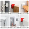 Alfombrilla anticolisión felpudo ventosa puerta fu palabra sin perforaciones tapón de puerta de silicona tapón de puerta tapón de puerta manija de inodoro amortiguador superior de puerta