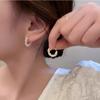 Aguja de Plata S925 Pendientes K-Style Simples Nicho Elegantes Personalizados para Mujer Nuevos Pendientes de Gama Alta Pendientes de Perlas al por Mayor